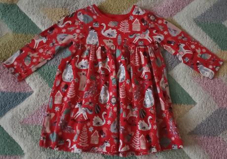 Krásné bavlněné šatičky next se zvířátky, next,86