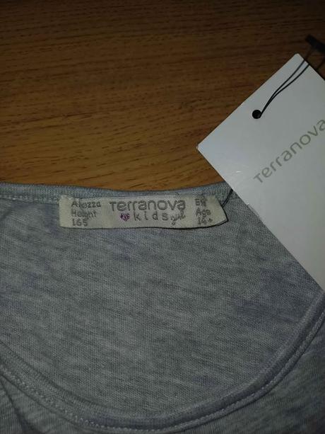 Nové dívčí tričko vel 165, terranova,164