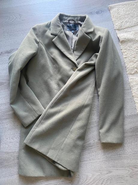 Krásný zelenkavý kabát bonprix velikost 44/xxl, bonprix,44