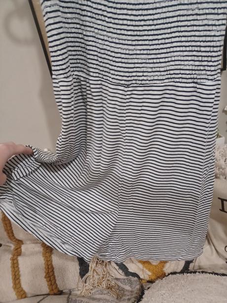 Letní pruhovaný overal h&m 170 / xs, h&m,170