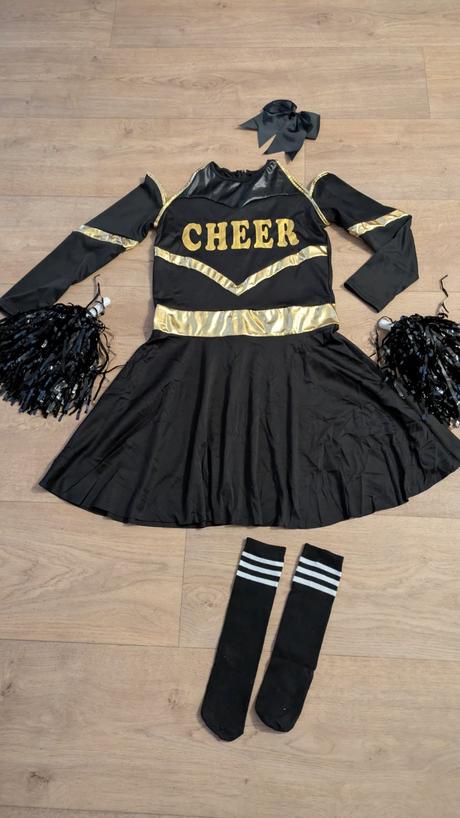 Ka415 karnevalový kostým roztleskávačka vel. s, 