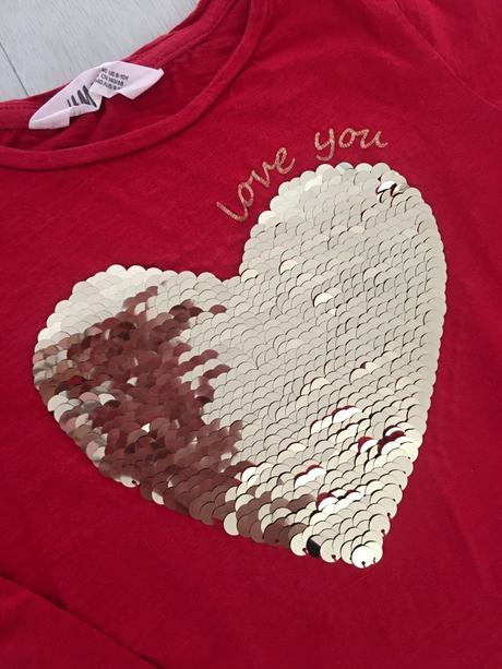 Dívčí trička h&m, vel. 134/140 (8 - 10 let) - 4ks, 122–134