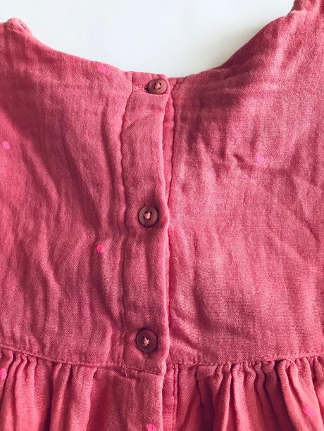 Ob/ tunika starorůžová s puntíky - v.5/6 let, george,116