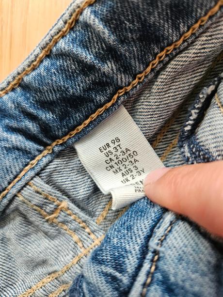 Denimové kraťasy h&m, vel. 98, h&m,98