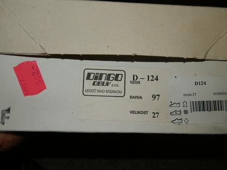 Kožené boty vel.27, 27