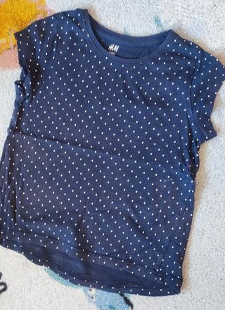 Dětské tričko s puntíky, vel. 98/104, h&m,98