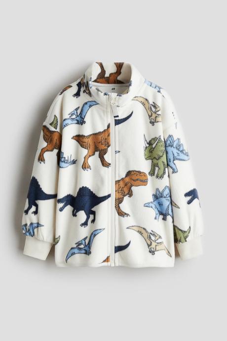 H&m mikina dinosauři fleecová vel. 134/140, h&m,134 / 140