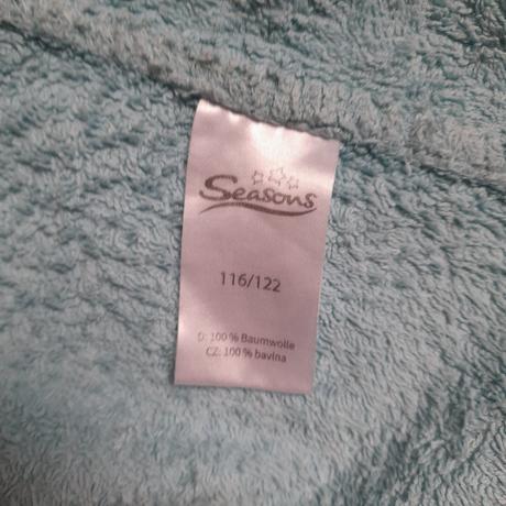 Dětský froté župan s rybičkou, zn. seasons,116/122, 116