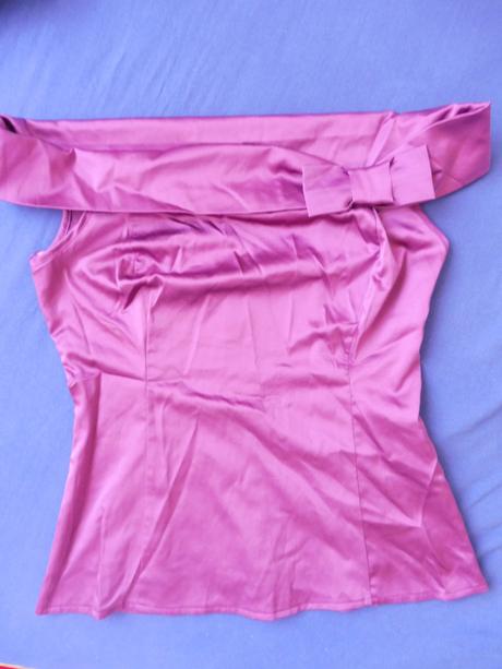 Fialový top, camaieu,l