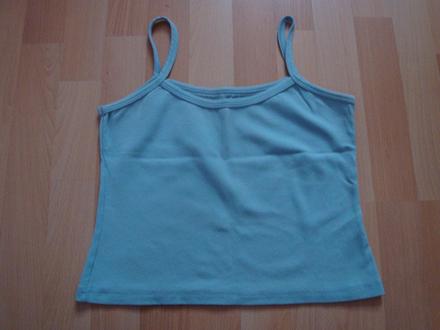 Tílko letní - bledě modré, vel. s/m, m