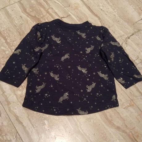 Tričko se zlatými jednorožci zn. primark, primark,74