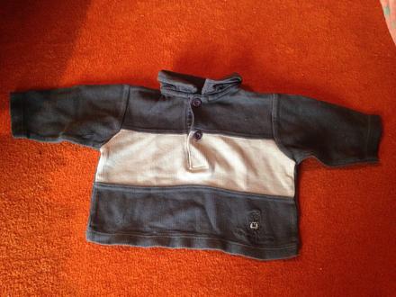 Klučičí halenka pruhy, medvídek vel. 50 - 56, sergent major,50