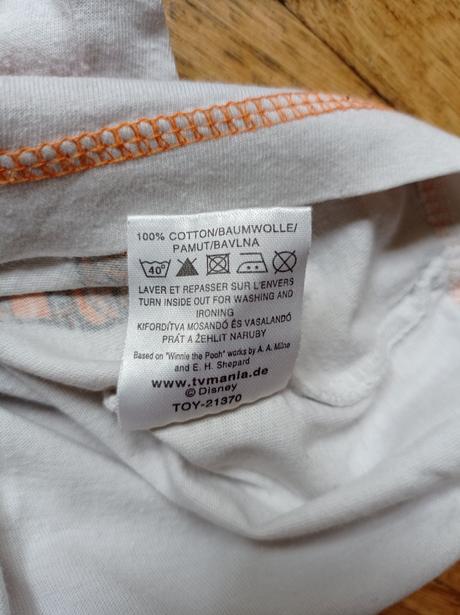 Triko krátký rukáv 110 - medvídek pů, disney,110