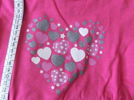 Triko dlouhý rukáv srdíčka, lupilu,116