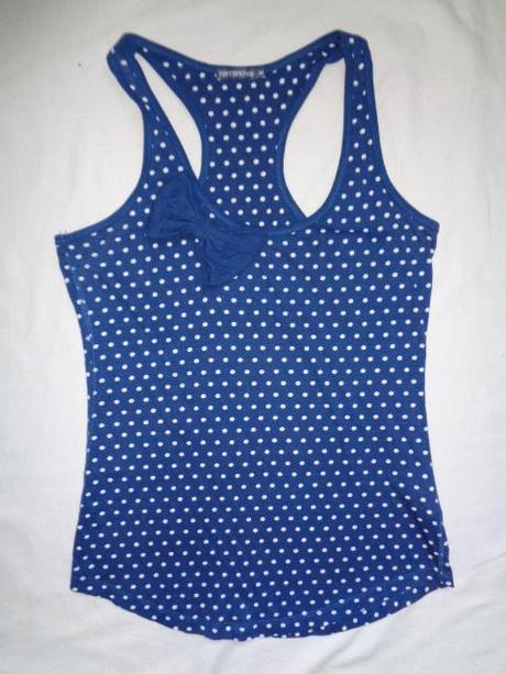 Supet modré tílko s puntíkama, terranova,m