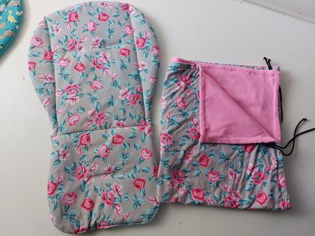 Bavlněný set do kočárku deka + vložka, 