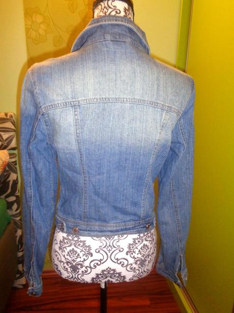 Měkoučká riflová bunda s/m, denim,m