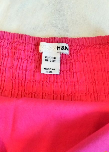 +++růžové šaty h&m+++, h&m,128