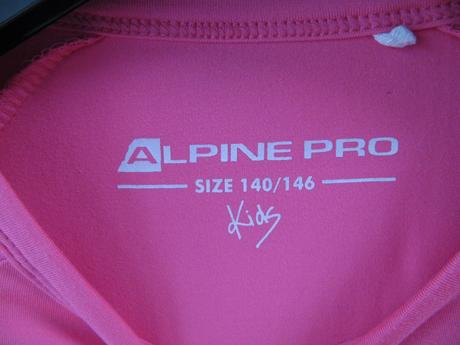 Sytě růžové funkční tričko alpine pro, alpine pro,146