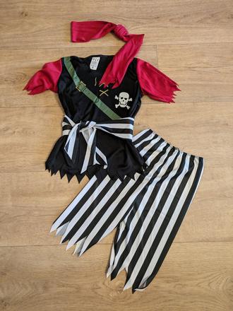 Karnevalový kostým pirát vel. 4 - 6 let, 