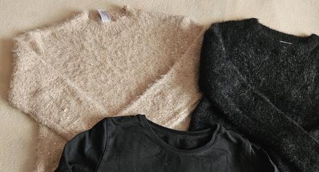 Dívčí svetříky a vánoční mikinka, vel.146/152, 146