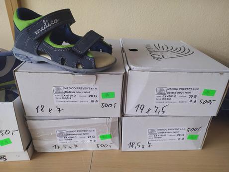 Klučičí sandálky, velká sleva, 27 - 35