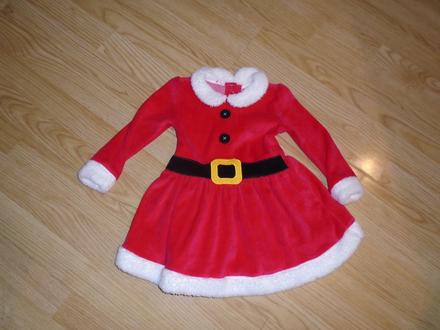 Vánoční šaty vel. 92, 92