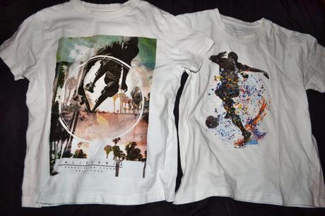 2x tričko v.122/128 bavlna, primark,122