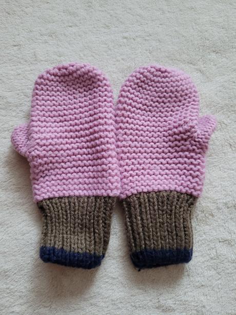 Vlněný set - palčáky a baret, lupilu,128