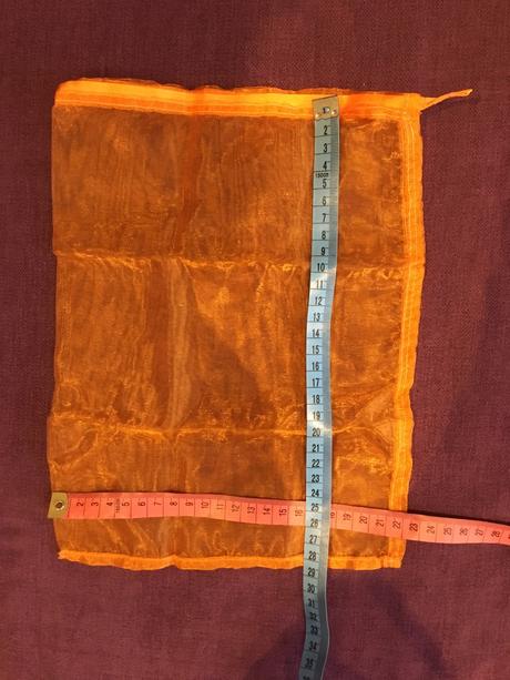 Organzové pytlíčky na ovoce a zeleninu (7ks+obal),