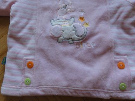 Zateplená mikina bez kapuce, 68