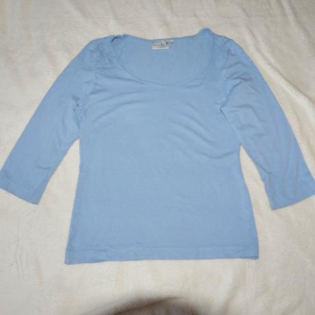 Svetle modre tricko h&m 3/4 rukav velikost s , h&m,xs