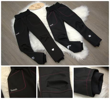 Softshellové kalhoty comfort  vel. 80-158, 74 - 158