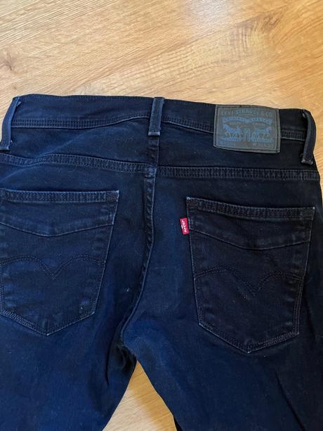 Černé džíny, rifle levisky 30/32, levis,s