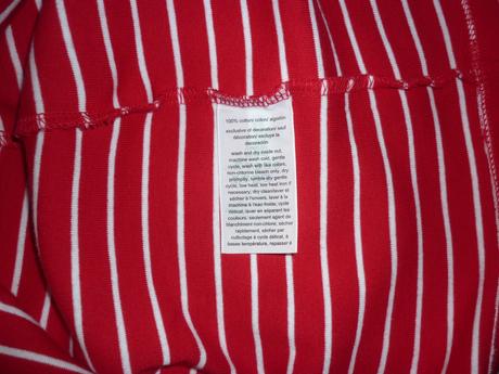 Červeno - bílé dámské tričkové šaty tommy hilfiger, tommy hilfiger,s