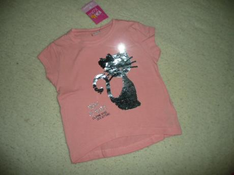 Tričko kočka měnivé flitry vel 92, kiki&koko,92
