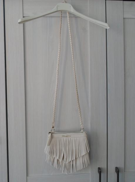 Bílá krémová dívčí kabelka cross body, h&m