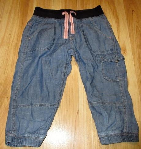 Tříčtvrteční kalhoty, h&m,122