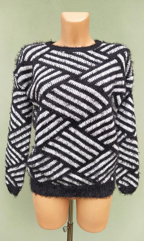 Chlupatý svetr clockhouse - vel.m, clockhouse,m