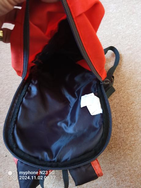 Batoh "decathlon-quechua" oranžovo-šedá, 