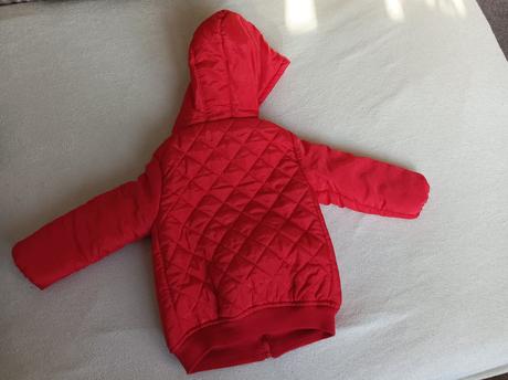 Zimní bunda červená, 80
