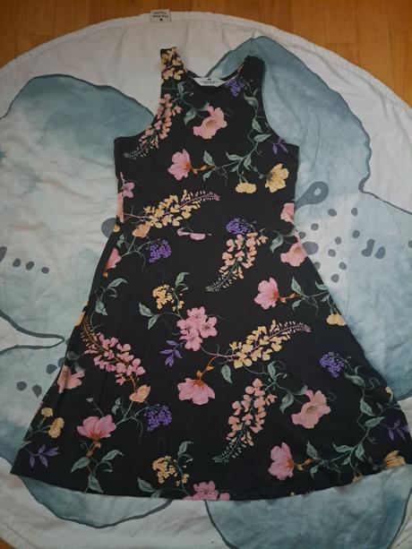 Šaty s květy, h&m,158