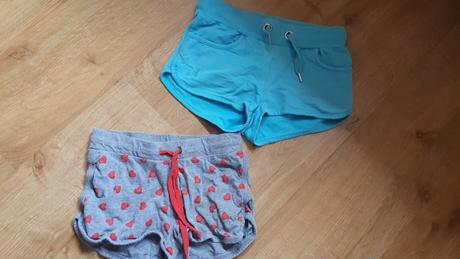 2x letní bavlněné kraťasy, šortky, lindex,134