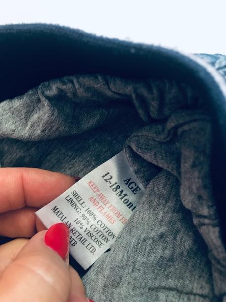 Džíny vyteplené - v. 12/18 měs., 86