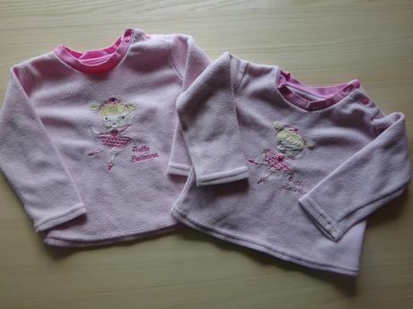 2x mikina fleesová mikina, vel. 86, early days,86