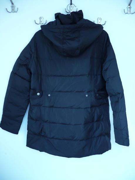 Černá péřová bunda s kapucí bonprix vel. 44, bonprix,44