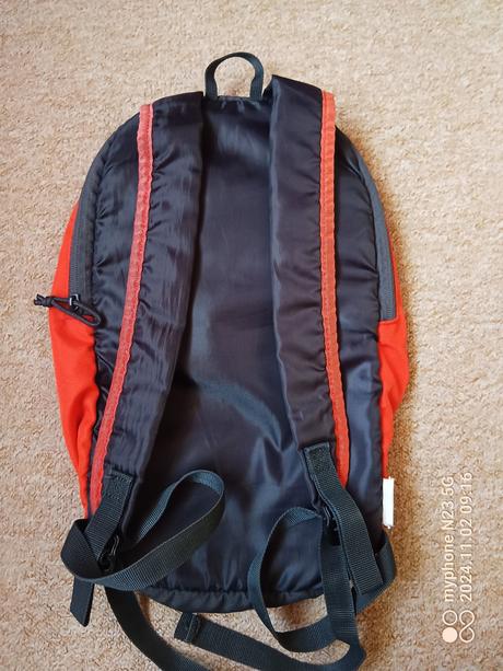 Batoh "decathlon-quechua" oranžovo-šedá, 