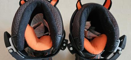 Chlapecké lední brusle oxelo černo-oranžové, 29-32, 29