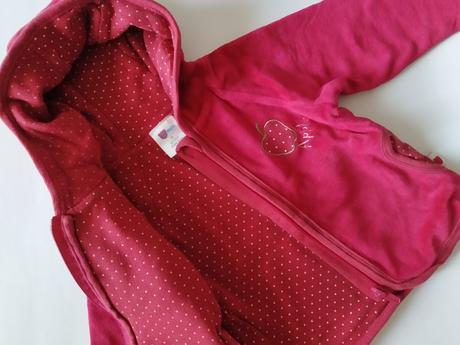 Mikinka jablíčko - velurová 74/80, gmini,74