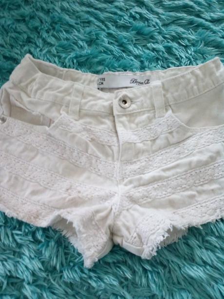 Kraťasy krajkové zn.denimco vel.134, denim co,134